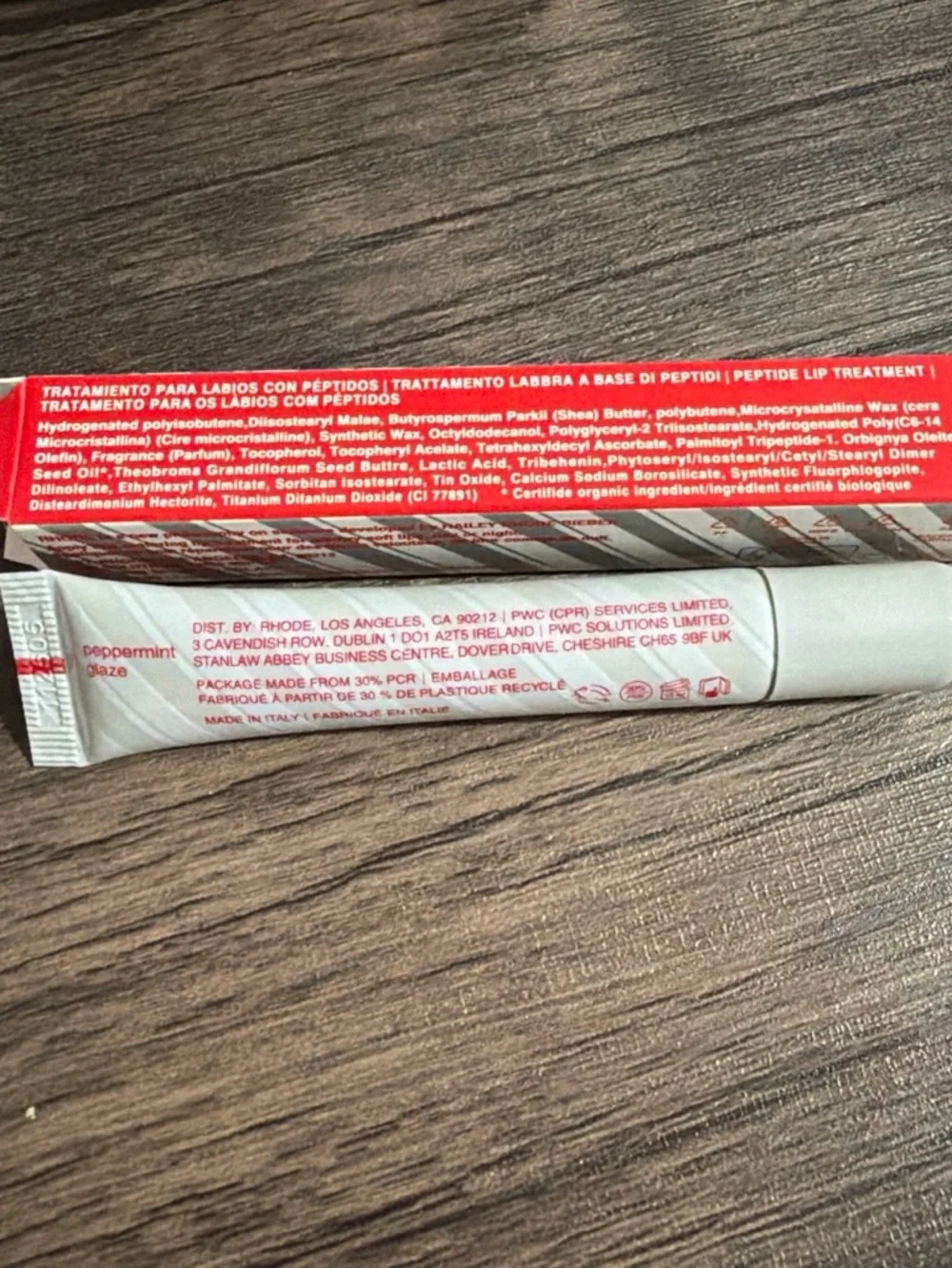 Rhode Peptide Lip Treatment - Peppermint Glaze